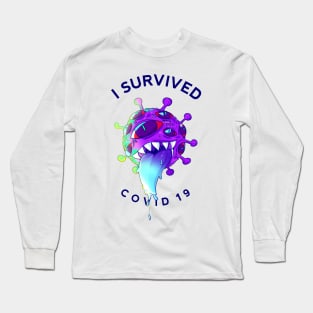 I SURVIVED COVID 19 Long Sleeve T-Shirt